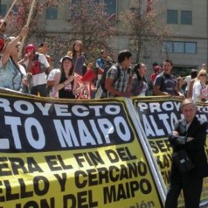 Personajes de la escena nacional llaman a oponerse a la hidroeléctrica Alto Maipo