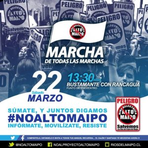 22 de marzo: en el día mundial del agua se realizará la marcha de todas las marchas