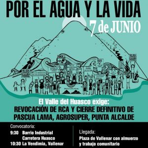 Comunidades del Huasco vuelven a movilizarse por el agua y cierre de Pascua Lama