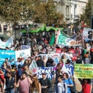 Amplia convocatoria tuvo la Marcha por la Recuperación y Defensa del Agua