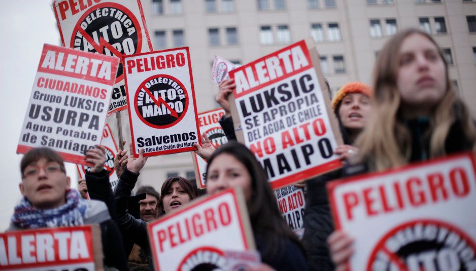 Opositores a Alto Maipo exigen reevaluación del proyecto y convocan a nueva marcha