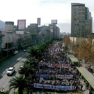Multitudinaria manifestación contra hidroeléctrica Alto Maipo