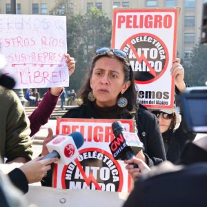 Vocera de No a Alto Maipo: “Apoyo del ministro Pacheco al proyecto es fruto del lobby de Jorge Rodríguez Grossi”