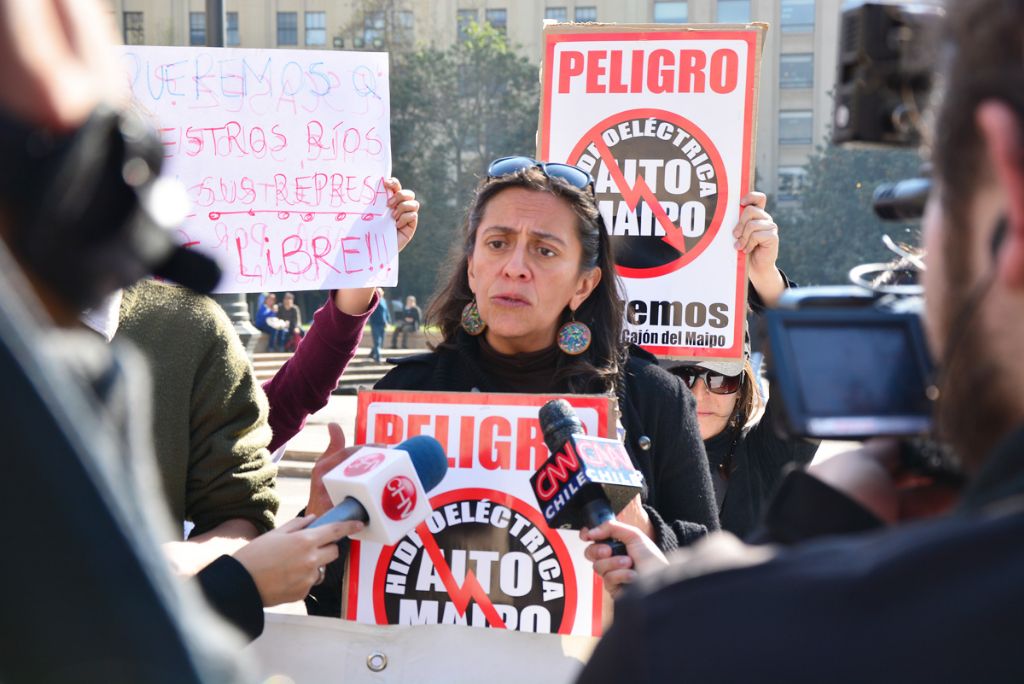 Vocera de No a Alto Maipo: “Apoyo del ministro Pacheco al proyecto es fruto del lobby de Jorge Rodríguez Grossi”