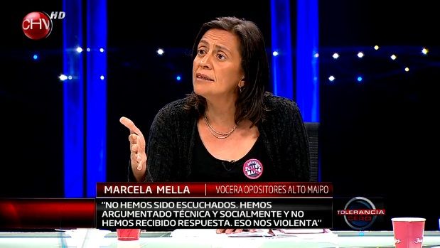 Marcela Mella: Alto Maipo es un proyecto privado que es defendido por el Estado
