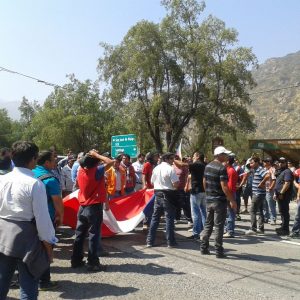 Trabajadores del proyecto Alto Maipo cumplieron 18 días en paro