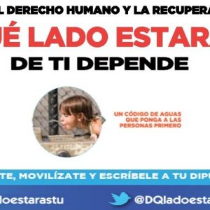 Campaña por la recuperación del agua