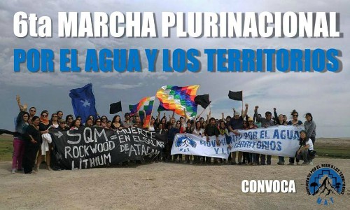 6ta Marcha Plurinacional por el Agua y los Territorios