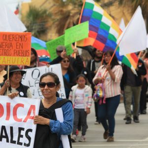 Pueblos Precordilleranos y Cordilleranos Aymaras y Quechuas se Movilizaron en Defensa del Territorio y Contra la Minería